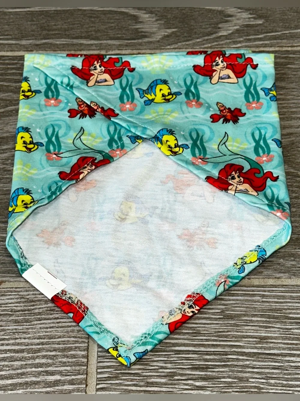 PetSmart Services Disney Princess The Little Mermaid Pet Bandana XS/S 21” Ariel